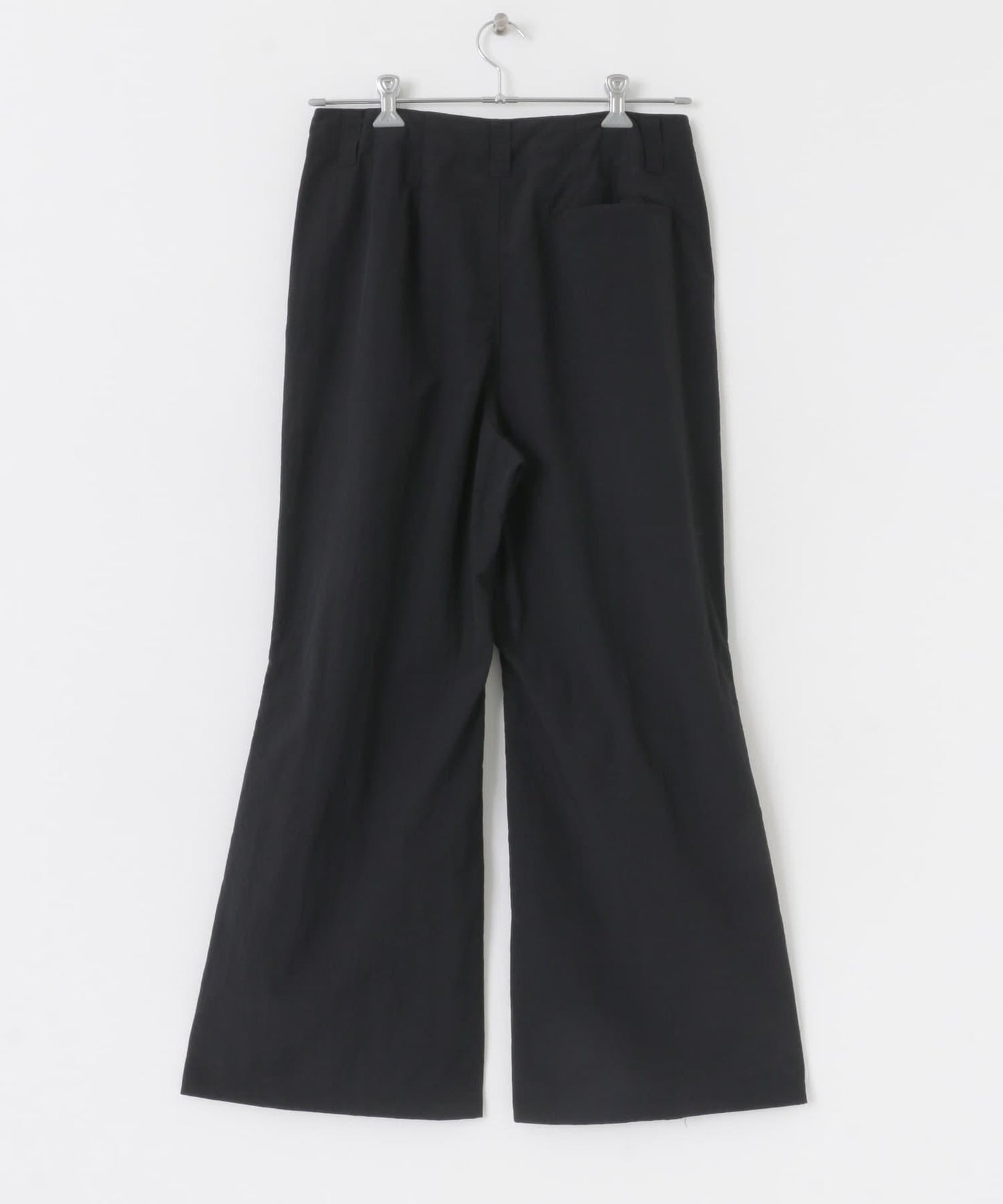 『わたべ×SOP』尼龍闊腿喇叭褲