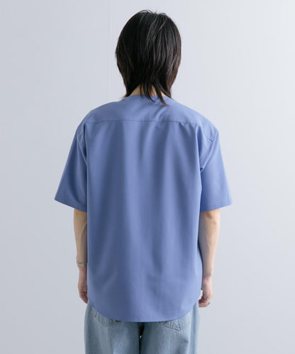 無領襯衫（五分袖）