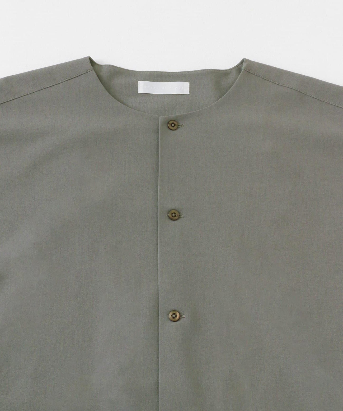 無領襯衫（五分袖）