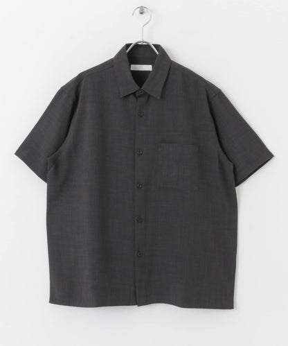 『UNISEX』『UR TECH DRYLUXE』亞麻風格五分袖襯衫