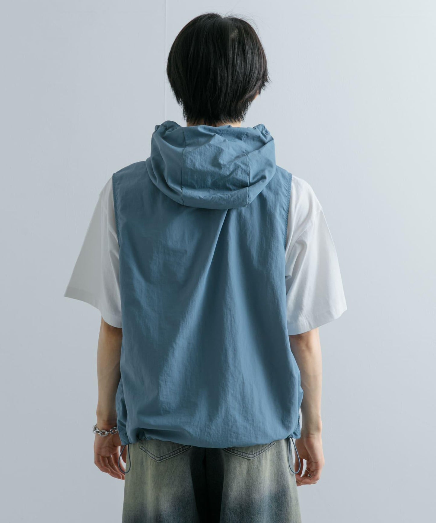 可搭配套裝尼龍連帽運動馬甲