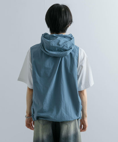 可搭配套裝尼龍連帽運動馬甲