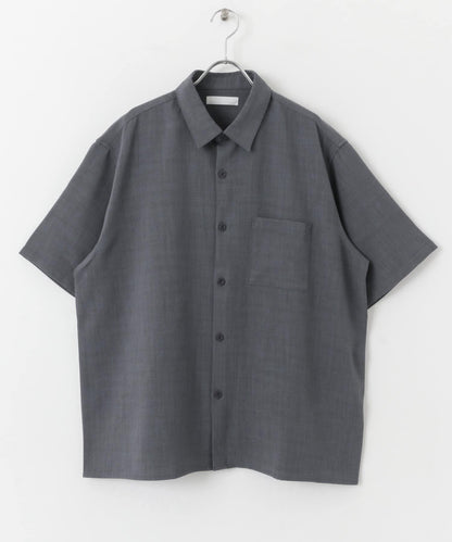 『UNISEX』『UR TECH DRYLUXE』亞麻風格五分袖襯衫