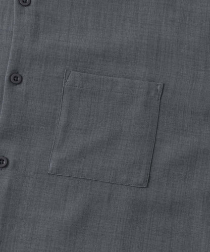 『UNISEX』『UR TECH DRYLUXE』亞麻風格五分袖襯衫