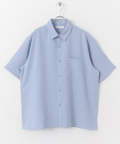 『UNISEX』『UR TECH DRYLUXE』亞麻風格五分袖襯衫