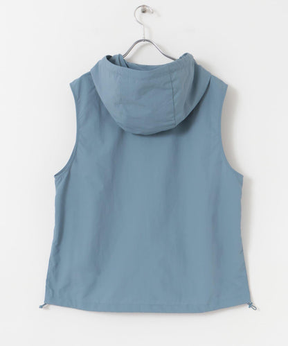 可搭配套裝尼龍連帽運動馬甲