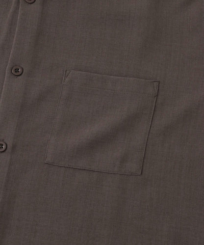 『UNISEX』『UR TECH DRYLUXE』亞麻風格五分袖襯衫