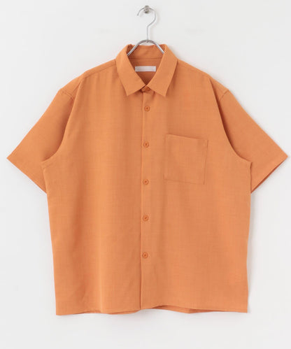 『UNISEX』『UR TECH DRYLUXE』亞麻風格五分袖襯衫