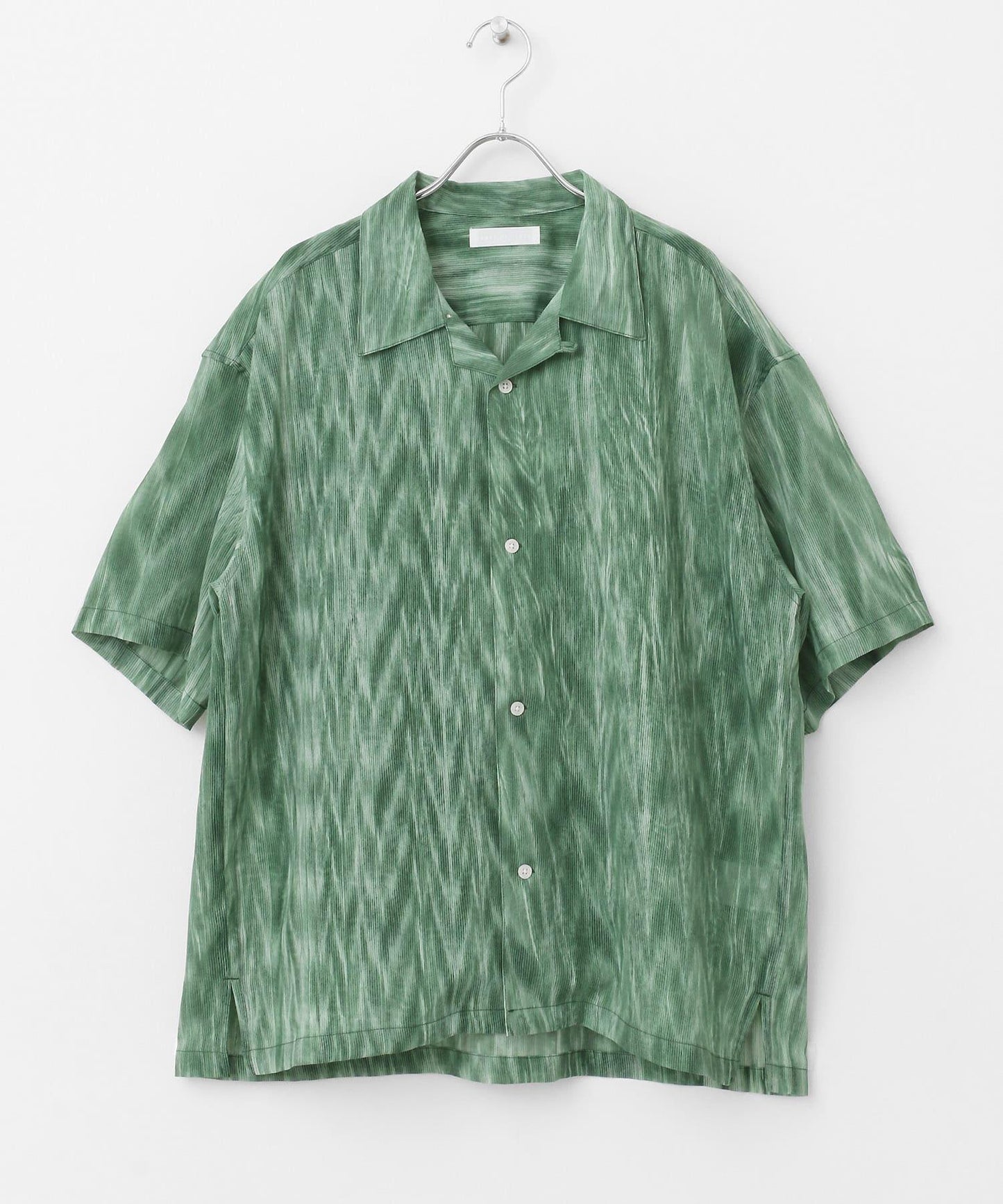 大理石印花開領襯衫