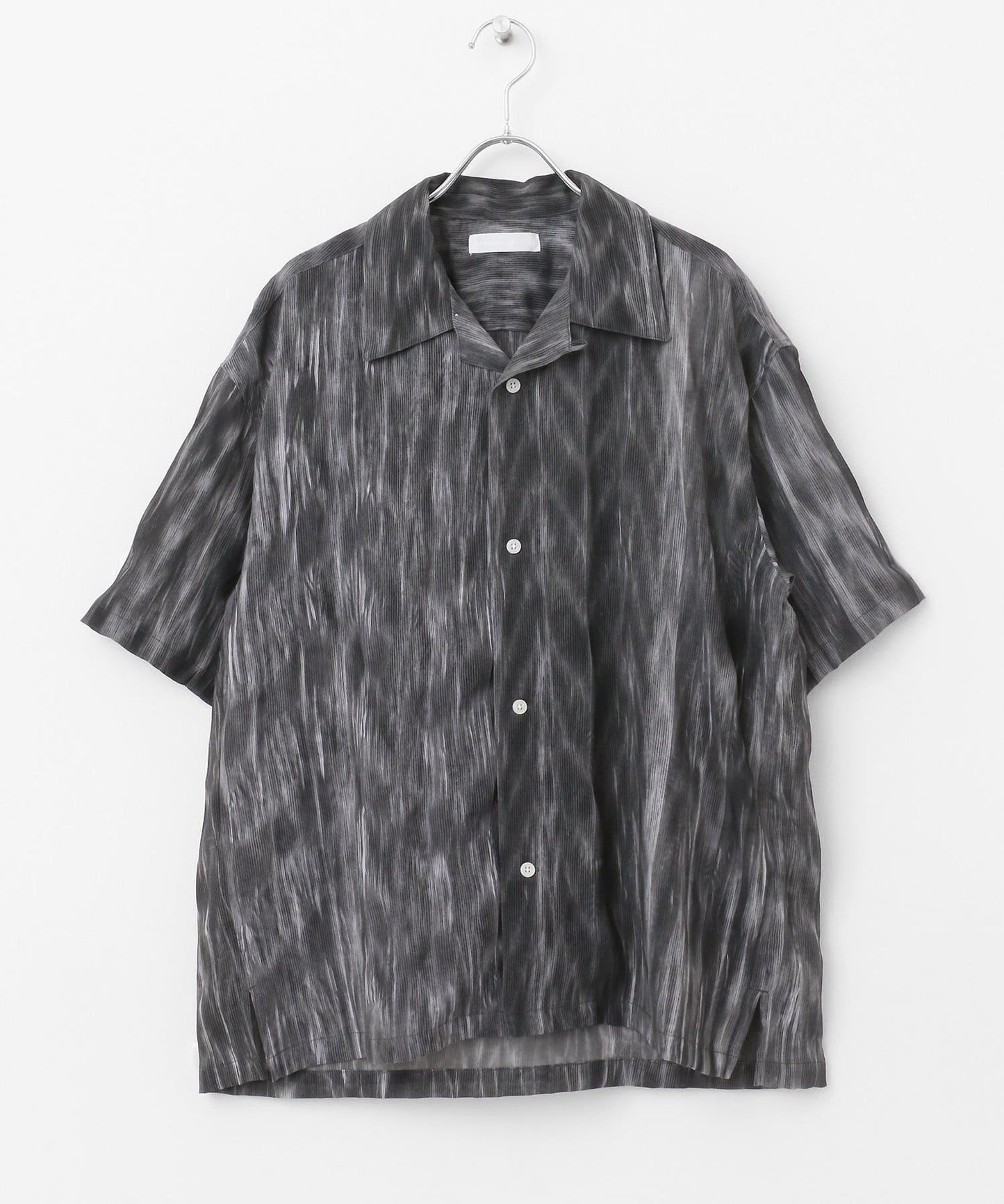 大理石印花開領襯衫