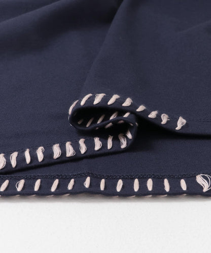 手工縫線寬鬆T恤