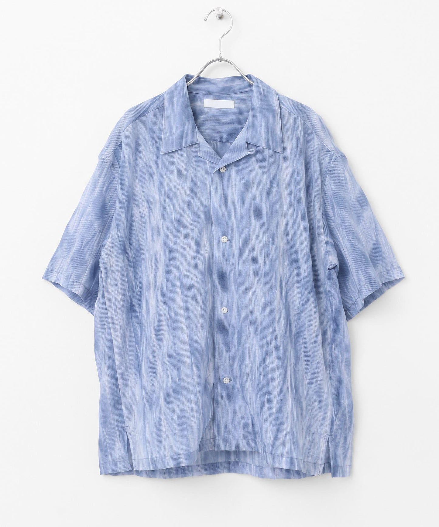 大理石印花開領襯衫