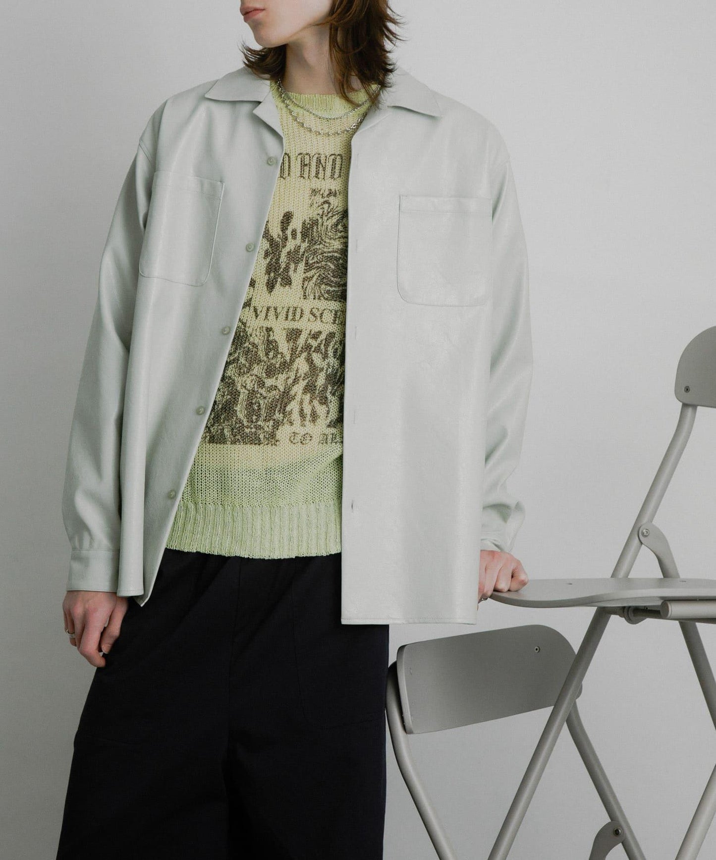 FL開領寬鬆襯衫