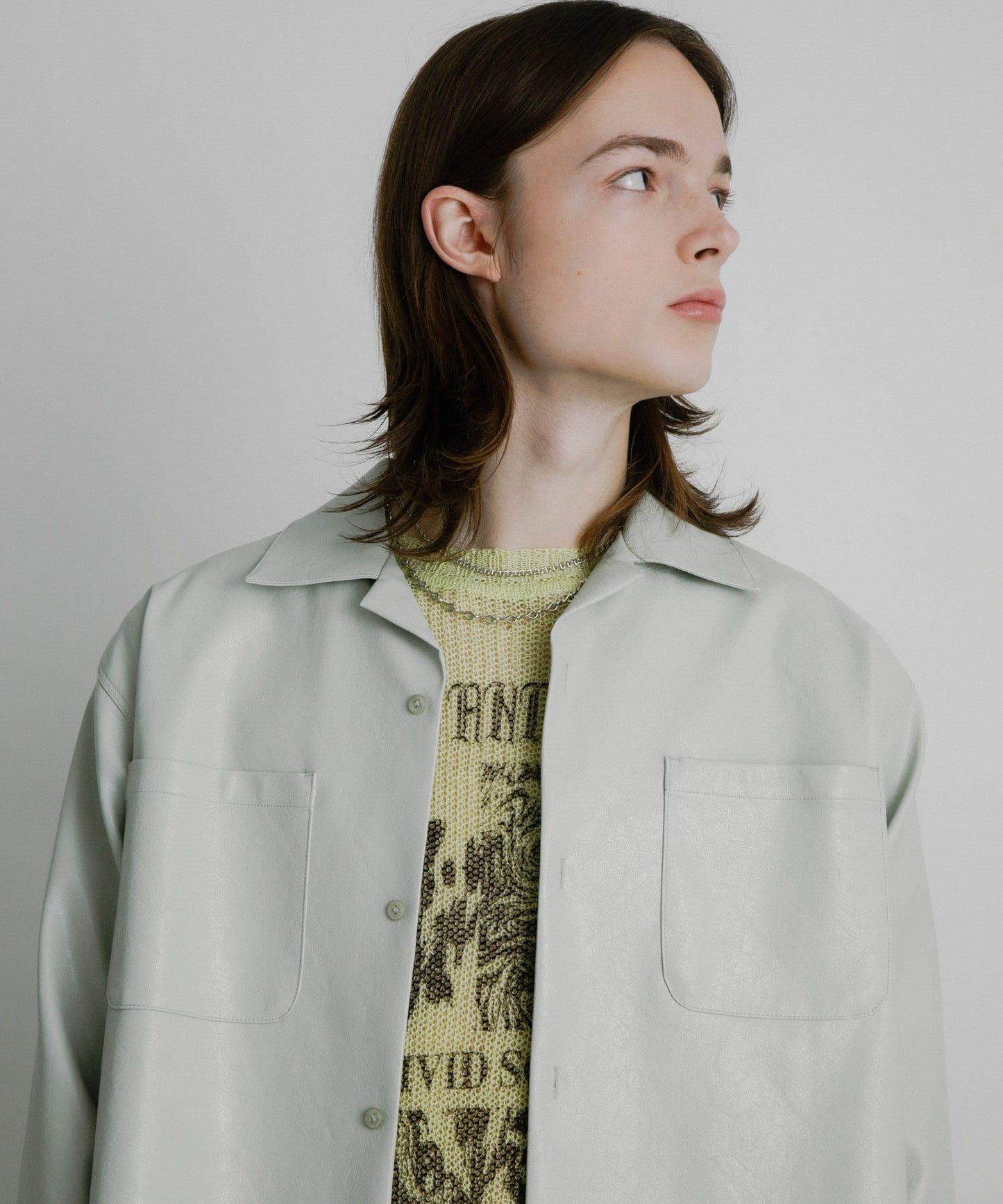 FL開領寬鬆襯衫