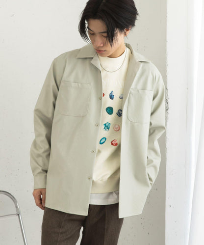 FL開領寬鬆襯衫