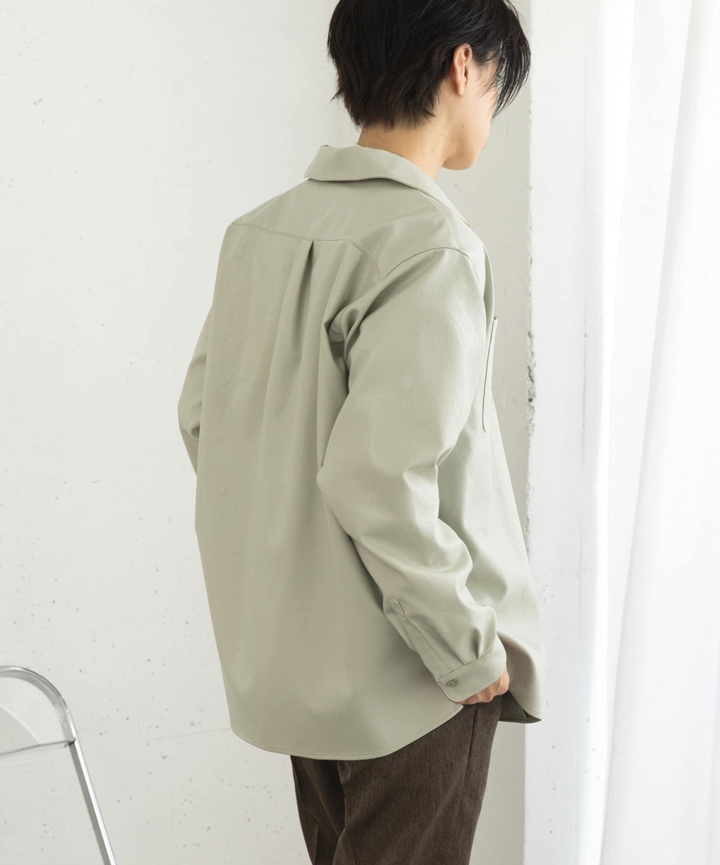 FL開領寬鬆襯衫