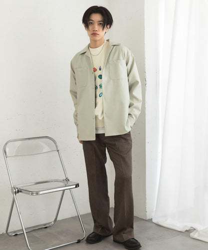 FL開領寬鬆襯衫