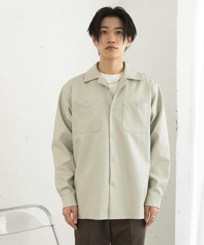 FL開領寬鬆襯衫