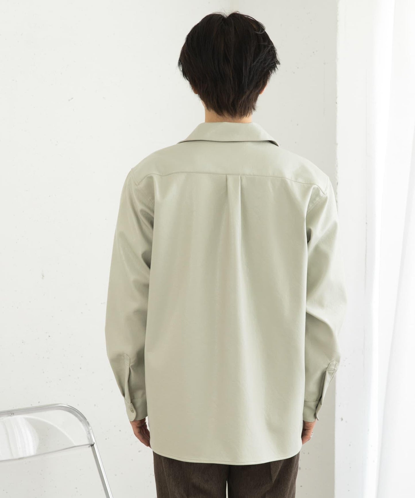 FL開領寬鬆襯衫