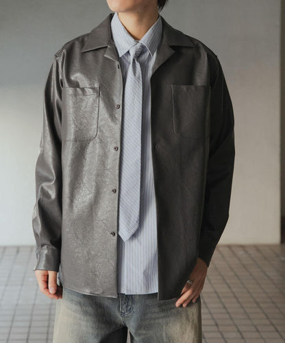 FL開領寬鬆襯衫