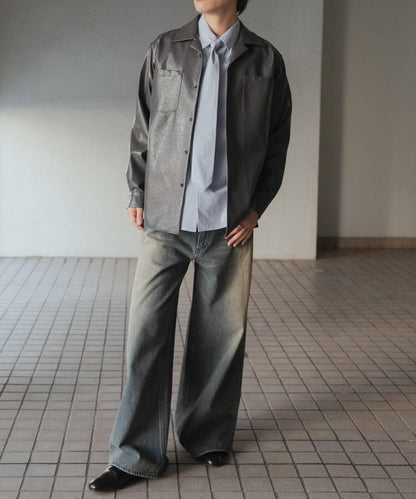 FL開領寬鬆襯衫