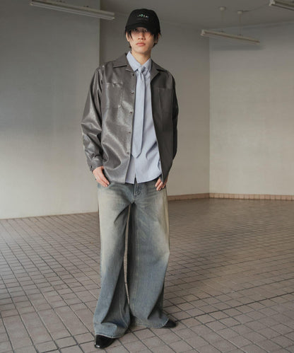 FL開領寬鬆襯衫