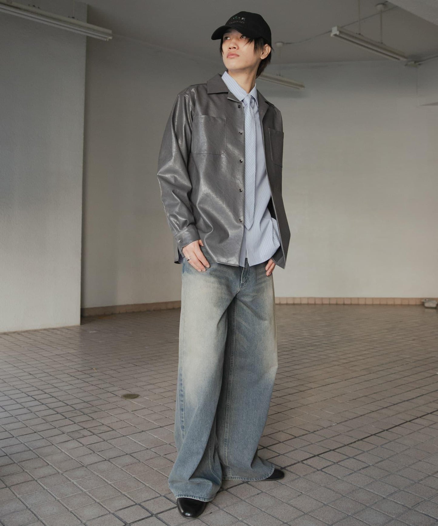 FL開領寬鬆襯衫