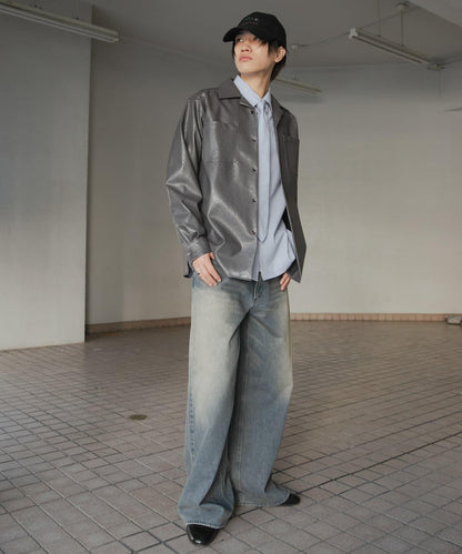 FL開領寬鬆襯衫