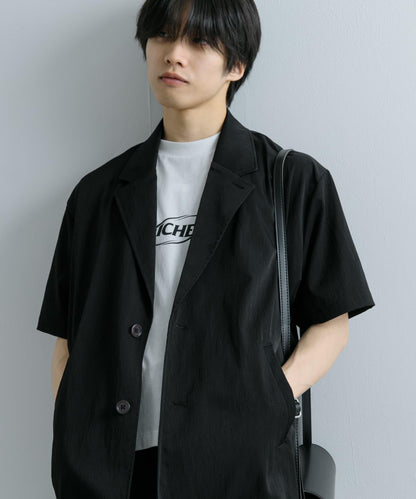 寬鬆西裝外套（五分袖）