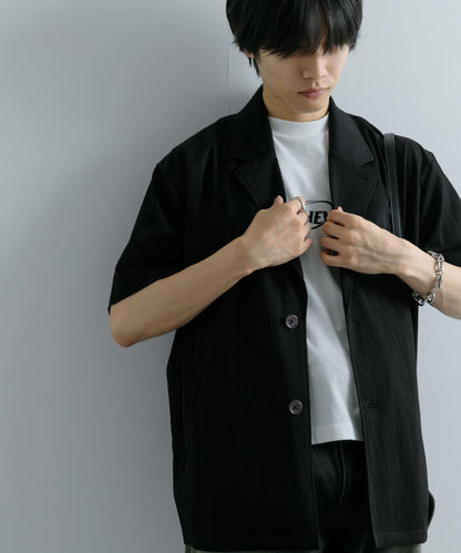 寬鬆西裝外套（五分袖）