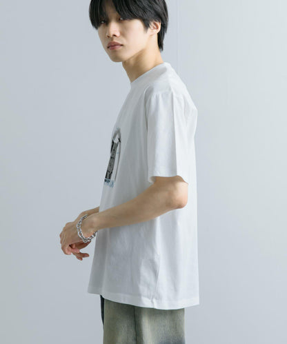 貓咪圖案印花T恤 A