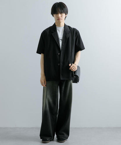 寬鬆西裝外套（五分袖）