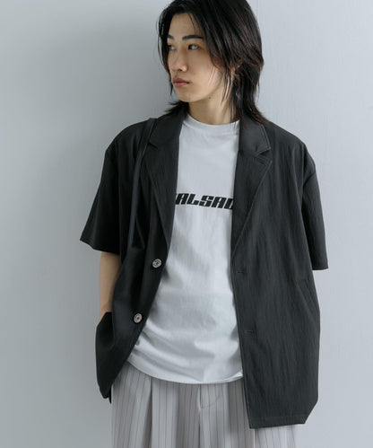 寬鬆西裝外套（五分袖）