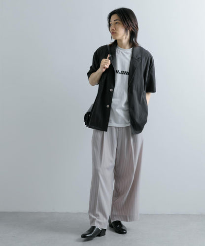 寬鬆西裝外套（五分袖）