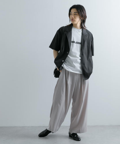 寬鬆西裝外套（五分袖）