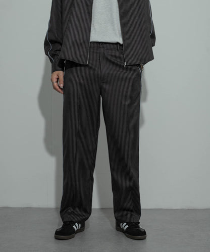 側邊條紋西裝褲