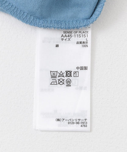 貓咪圖案印花T恤 A