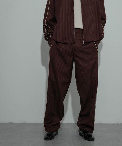 側邊條紋西裝褲