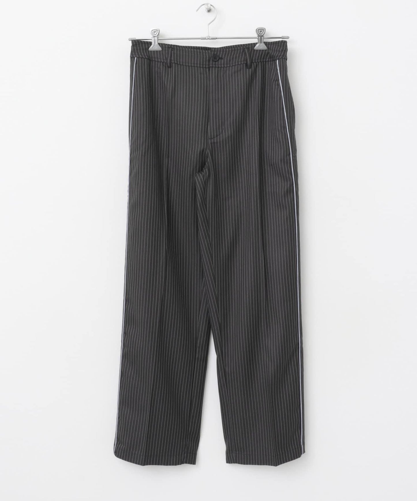 側邊條紋西裝褲