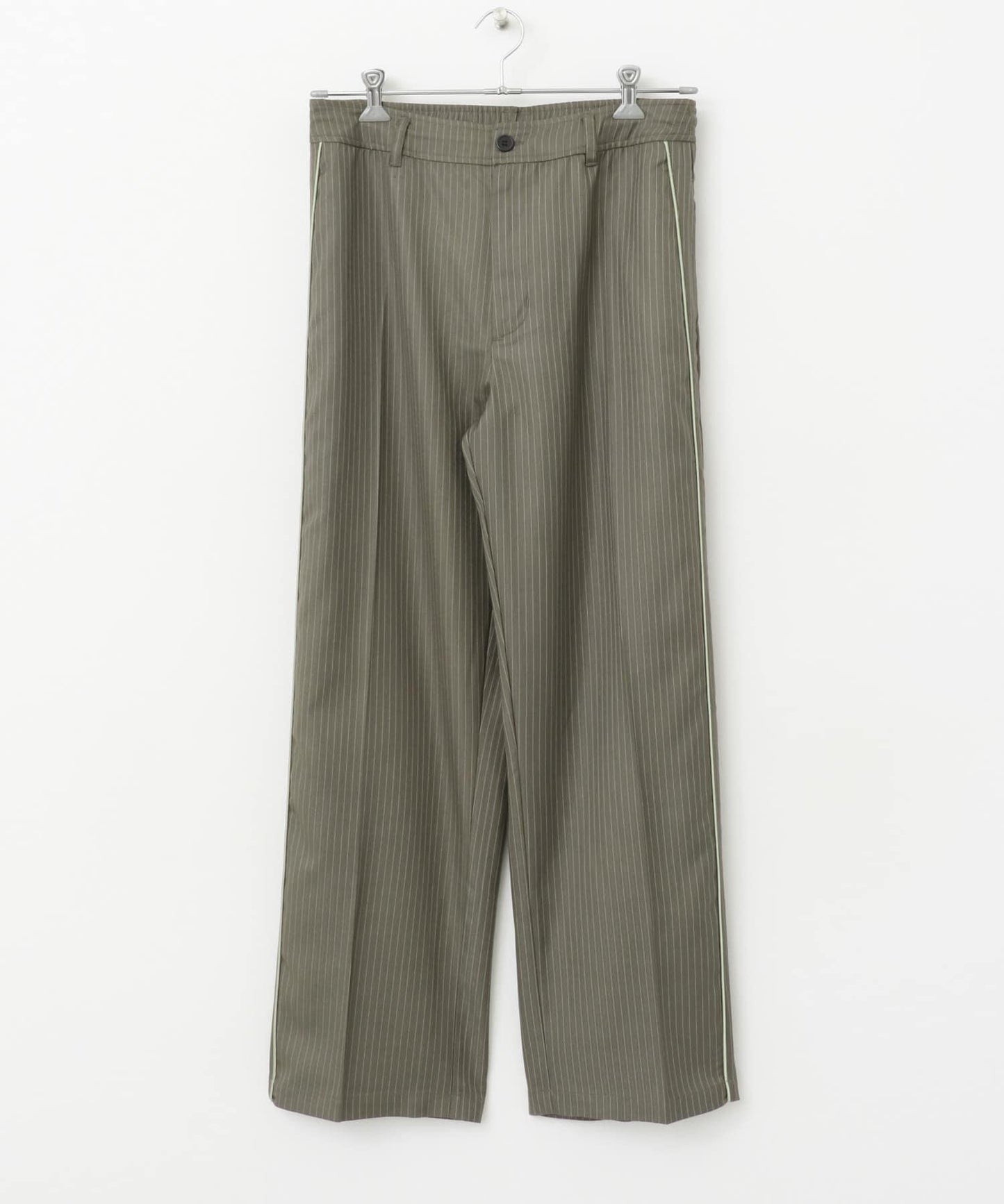 側邊條紋西裝褲