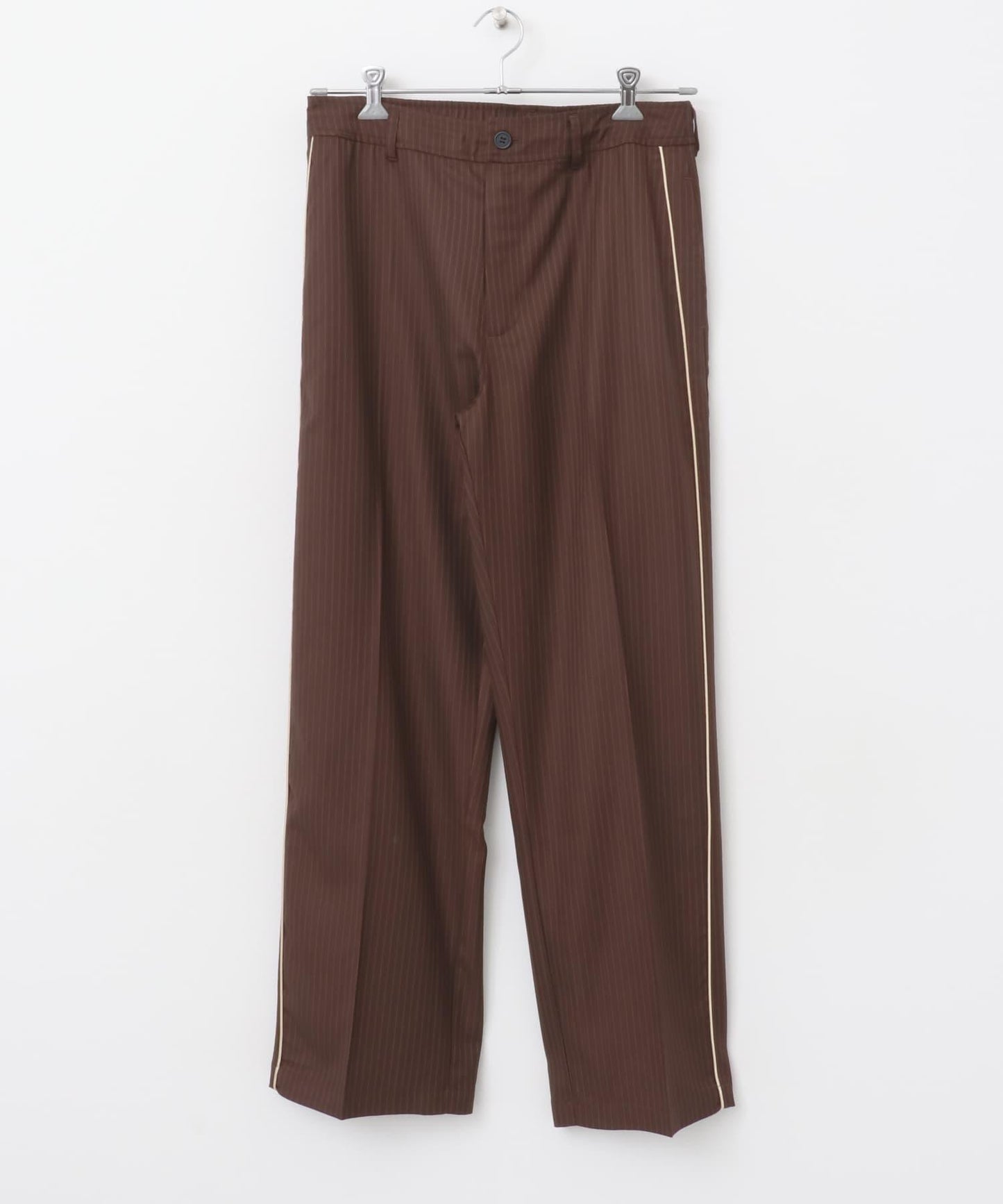 側邊條紋西裝褲