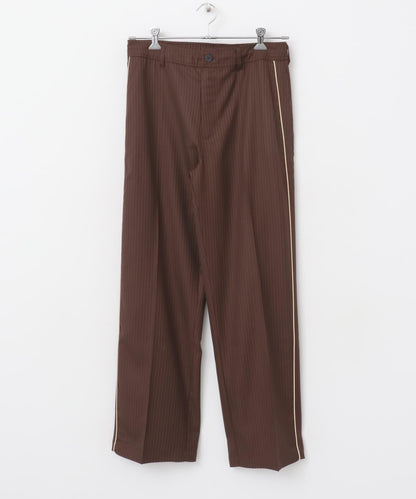 側邊條紋西裝褲