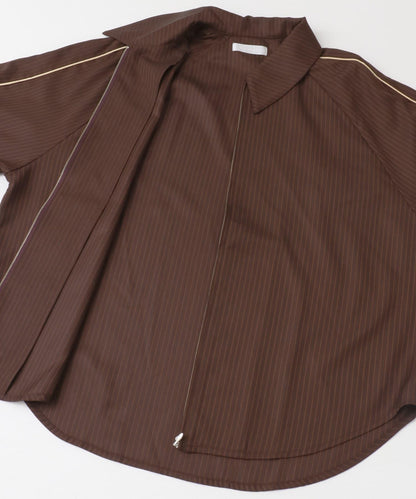 側邊線條拉鍊襯衫