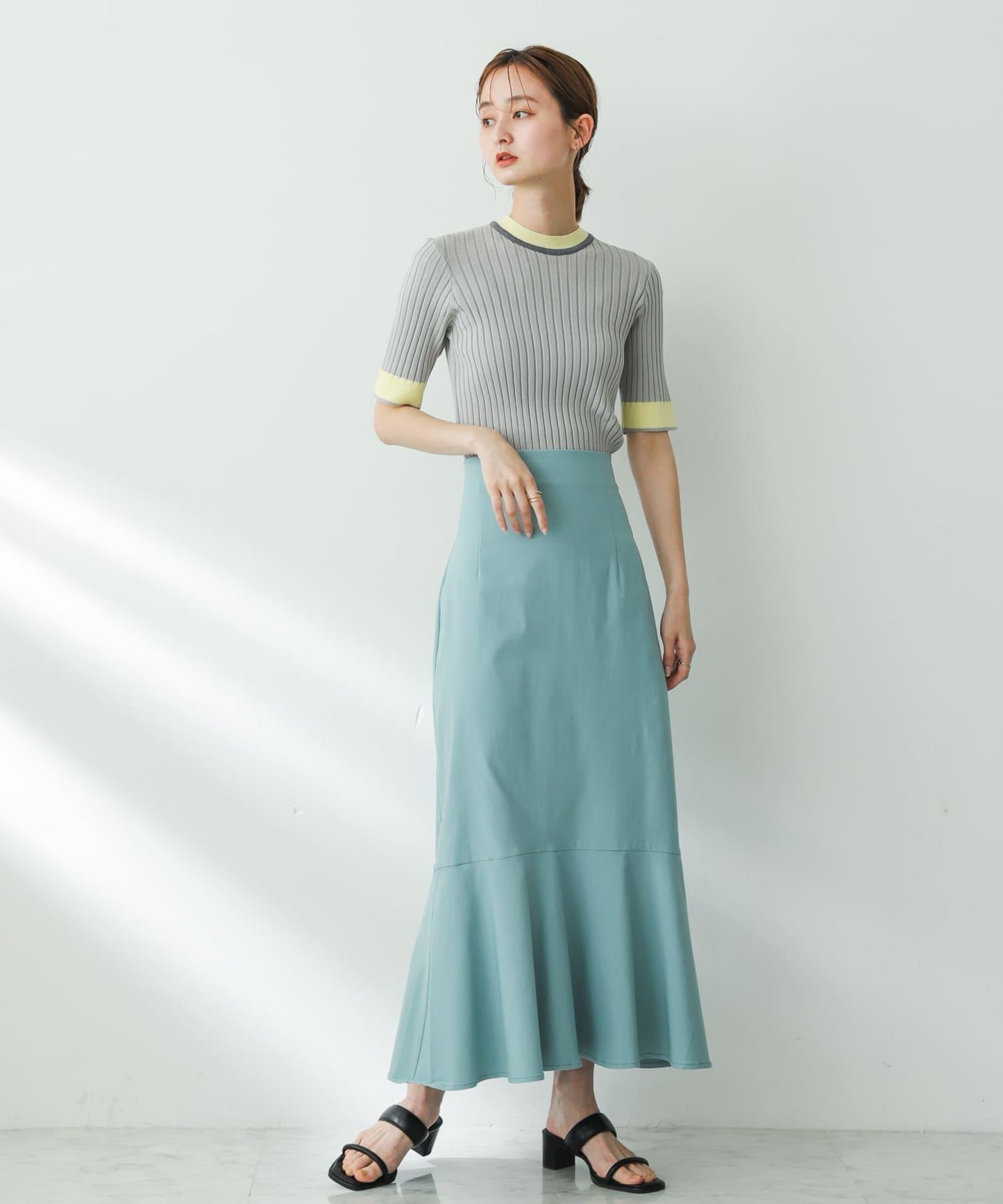 高彈力高腰美人魚裙