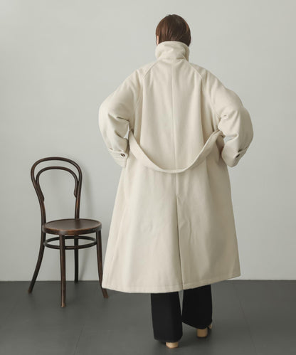 羊毛感2WAY單排扣長款大衣