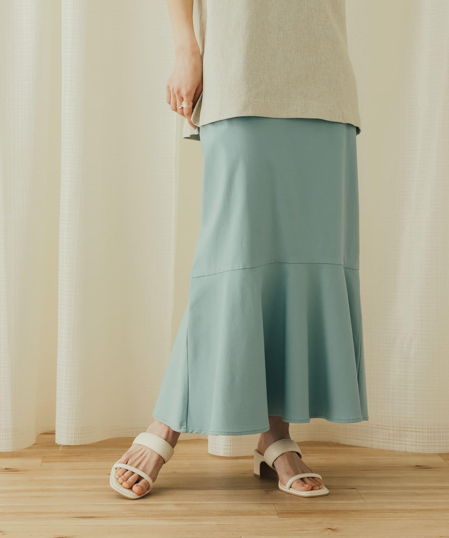 高彈力高腰美人魚裙