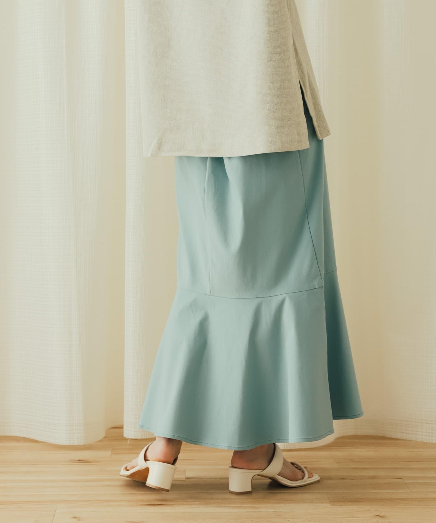 高彈力高腰美人魚裙