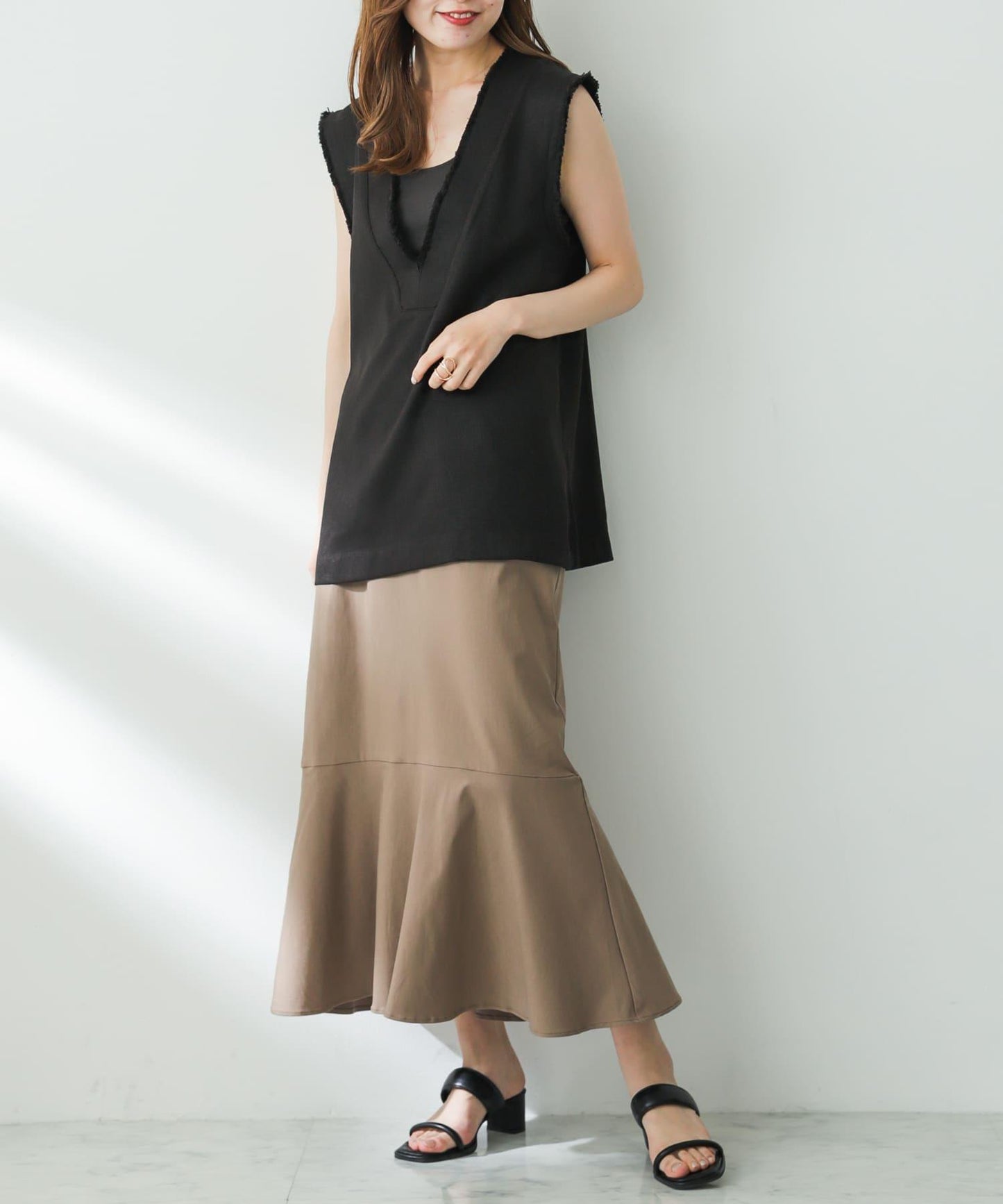 高彈力高腰美人魚裙