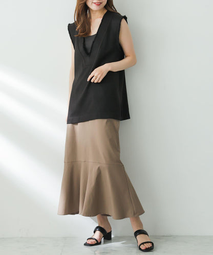 高彈力高腰美人魚裙