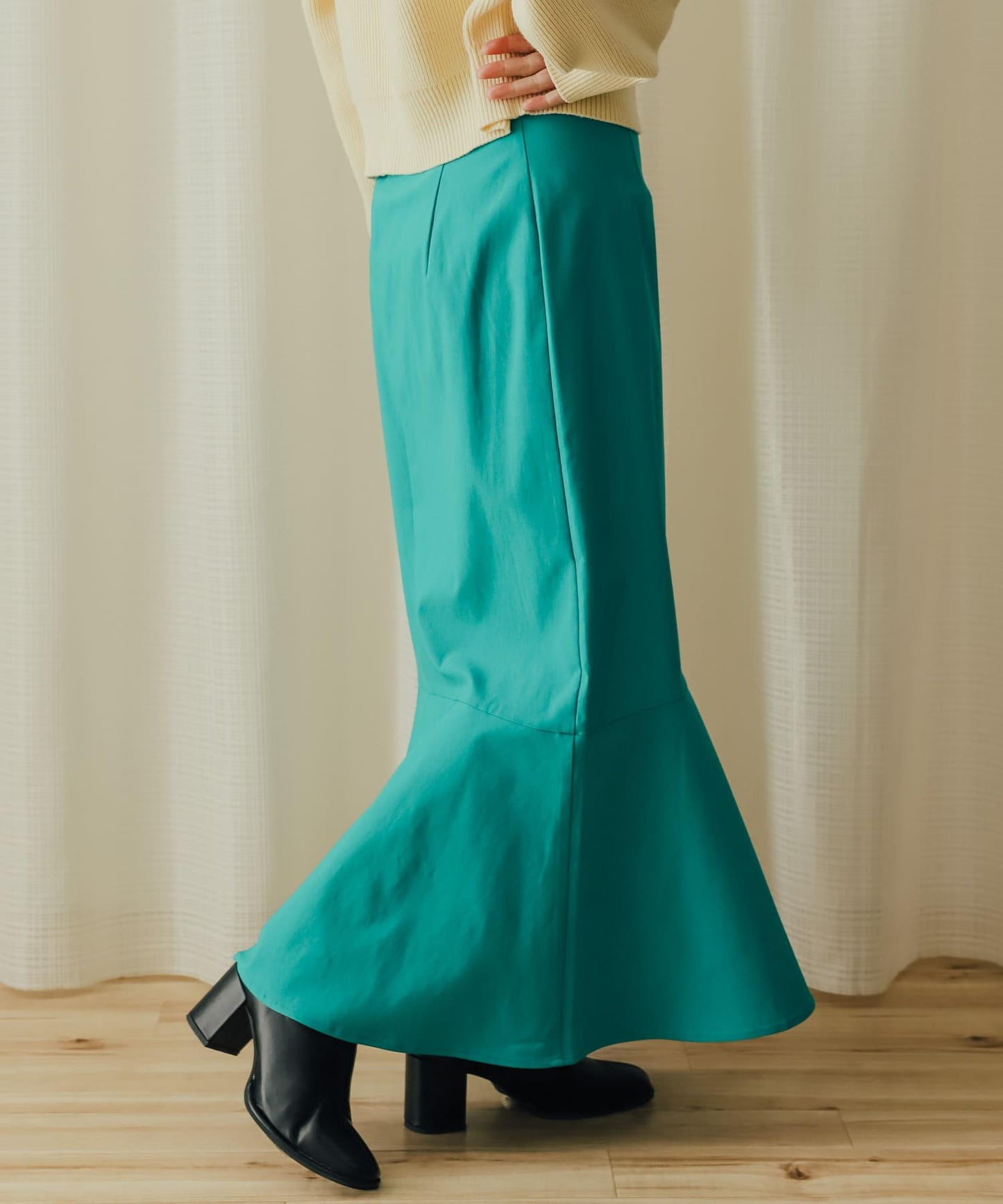 高彈力高腰美人魚裙